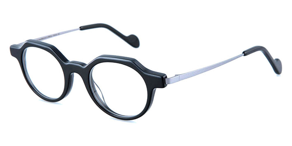 NaoNed® Tenu NAO Tenu 22027 43 - Black and Opaline Grey / Silver Grey Eyeglasses