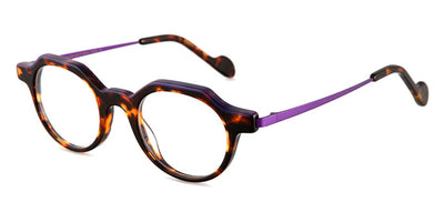 NaoNed® Tenu NAO Tenu 6026 43 - Brown Tortoiseshell / Aubergine Eyeglasses