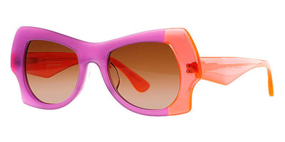Theo® Kara TH KARA 022 50 - Coral Transparent Pink Orangen Sunglasses