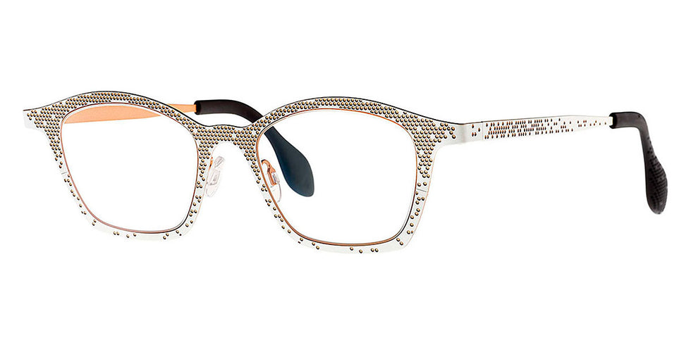 Theo® Mille+62 TH MILLE 62 409 48 - White/Gold Eyeglasses