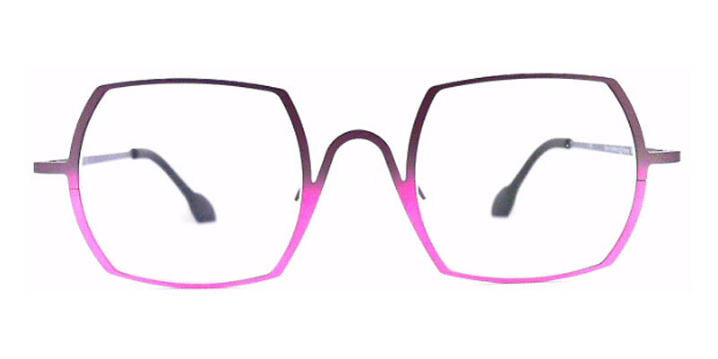 Theo® Cambria TH CAMBRIA 292 48 - Red / Purple Eyeglasses