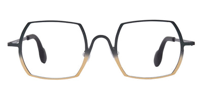 Theo® Cambria TH CAMBRIA 293 48 - Black/Brown Eyeglasses