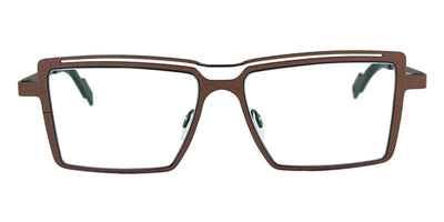 Theo® Groove TH GROOVE 293 52 - Brown / Dark Green Eyeglasses