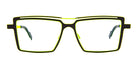 Theo® Groove TH GROOVE 378 52 - Dark Brown / Yellow Eyeglasses