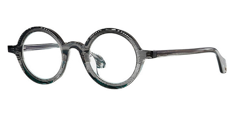 Theo® Mille+88 TH MILLE 88 031 44 - Black Transparent Eyeglasses