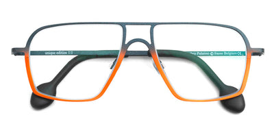 Theo® Palatino - Bluesy Green/Fluo Orange EyeglassesBluesy Green/Fluo Orange