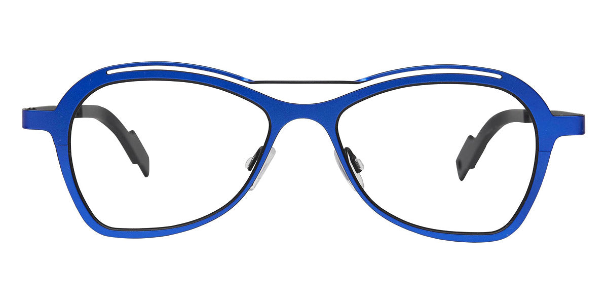 Theo® Slice TH SLICE 365 51 - Gray / Green Eyeglasses