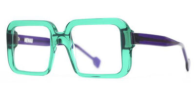 Henau® Toga H TOGA Q84 49 - Blue Turtle/Dark Blue Transparent Q84 Eyeglasses