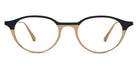 SALT.® TORRES RX SAL TORRES RX 002 49 - Black Sand/Brushed Honey Gold Eyeglasses
