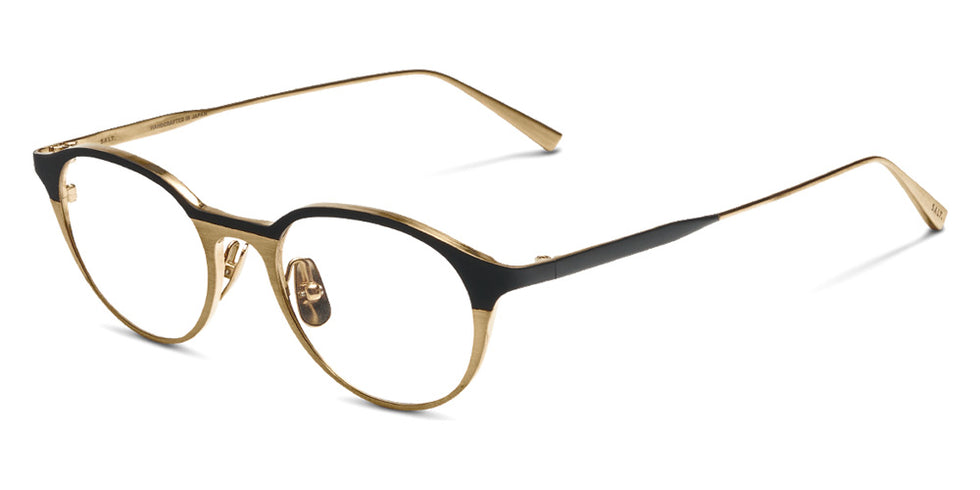 SALT.® TORRES RX SAL TORRES RX 002 49 - Black Sand/Brushed Honey Gold Eyeglasses