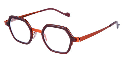 NaoNed® Trigoz NAO Trigoz 42BO 43 - Dusty Orange / Opalin Burgundy Eyeglasses