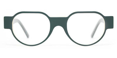 Henau® Triono H TRIONO 0H24 46 - Dark Green/White/Transparent Pink 0H24 Eyeglasses