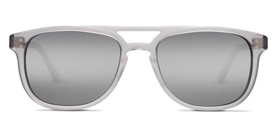 SALT.® VENTURA SAL VENTURA 001 57 - Matte Smoke Grey/Glass Silver Half Flash Lens Sunglasses