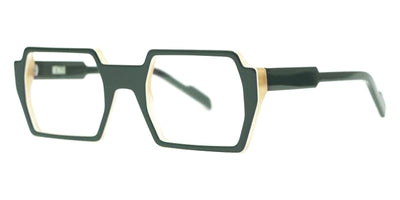 Henau® Victor H VICTOR 0H24 51 - 0H24 Dark Green/White/Transparent Pink Eyeglasses