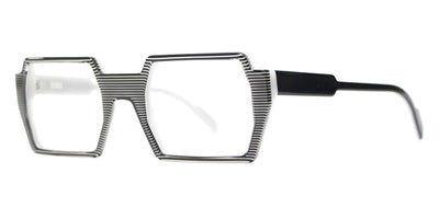 Henau® Victor H VICTOR E36 51 - E36 Black Striped/Transparent Grey Eyeglasses