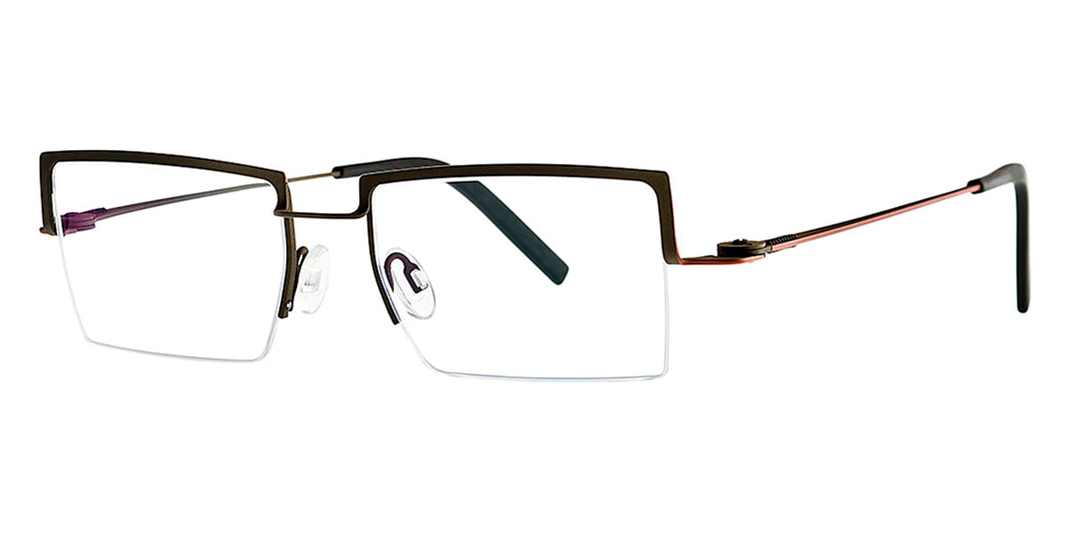Theo® Vitelotte TH VITELOTTE 364 52 - Grey/Brown Eyeglasses