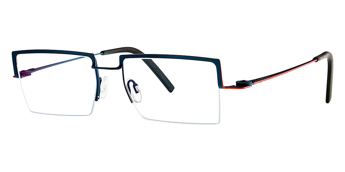 Theo® Vitelotte TH VITELOTTE 449 52 - Blue/Red Eyeglasses