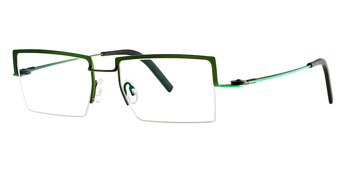 Theo® Vitelotte TH VITELOTTE 478 52 - Green/Green Eyeglasses