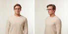 SALT.® WALKER 54 RX SAL WALKER 54 RX 002 54 - Matte Wood Grain Eyeglasses