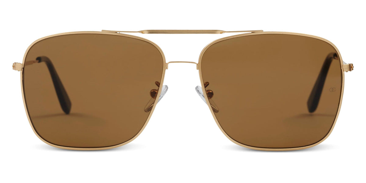 Oliver Goldsmith® WISE GUY - Brushed Gold Sunglasses