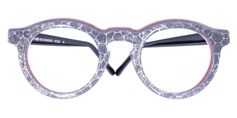 Wissing® 3254 MD WIS 3254 MD Silver/Purple - Silver/Purple Eyeglasses