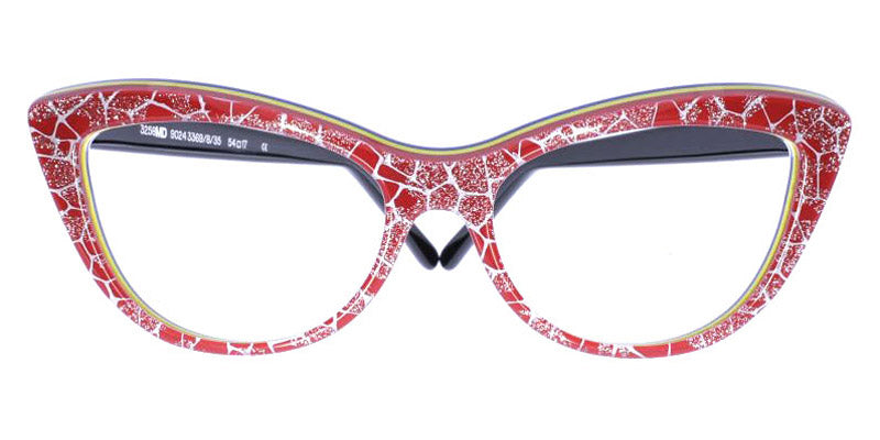 Wissing® 3258 MD WIS 3258 MD 54 - Red/Silver Eyeglasses