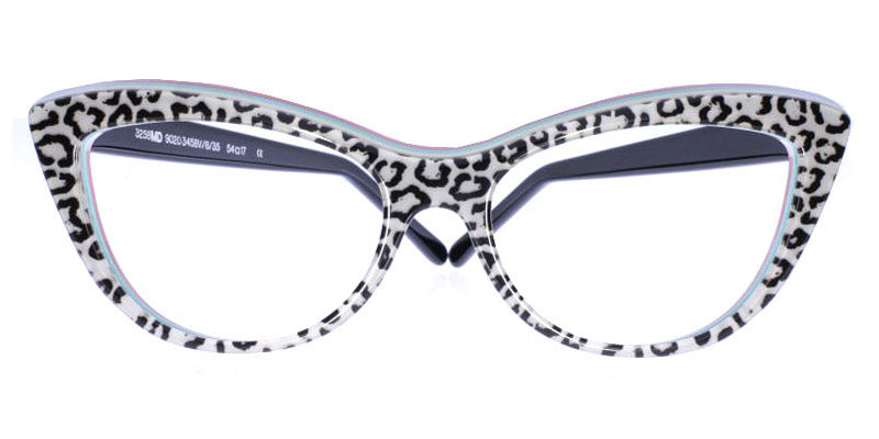 Wissing® 3258 MD WIS 3258 Silver Leopard 54 - Silver Leopard Eyeglasses