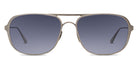 SALT.® YEAGER SAL YEAGER 001 60 - Antique Silver/CR39 Grey Gradient Sunglasses