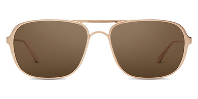 SALT.® YEAGER SAL YEAGER 002 60 - Brushed Honey Gold/CR39 Deep Brown Sunglasses
