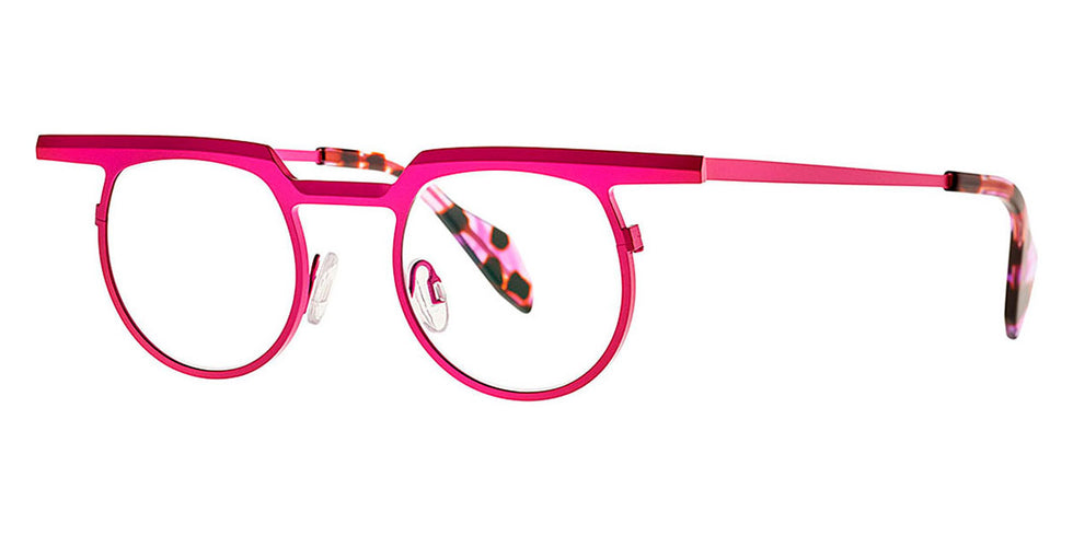 Theo® Zinnia TH ZINNIA 455 42 - Matte Deep Rose Eyeglasses